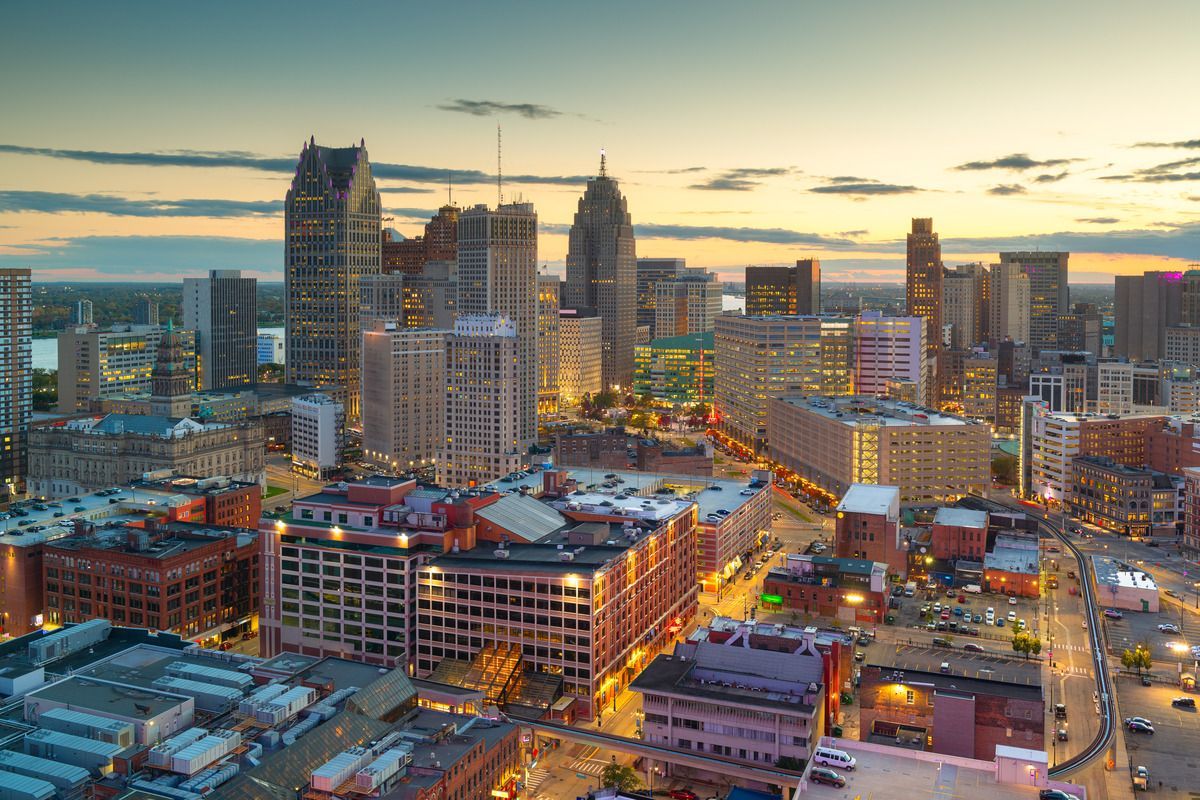 Buy or Sell Dental Practices in MI View of Detroit Michigan | Dental practices for sale in MI