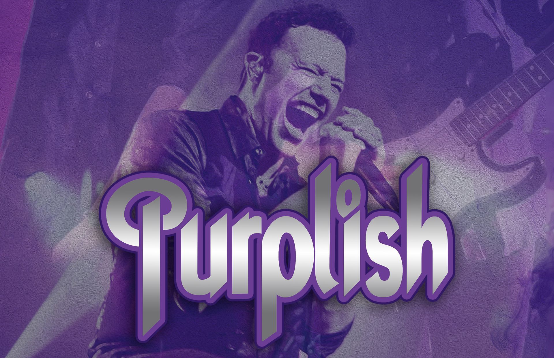 Singer on stage, screaming into a microphone;