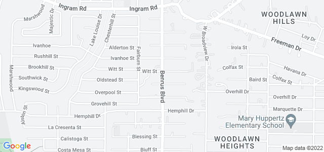 Map of business location