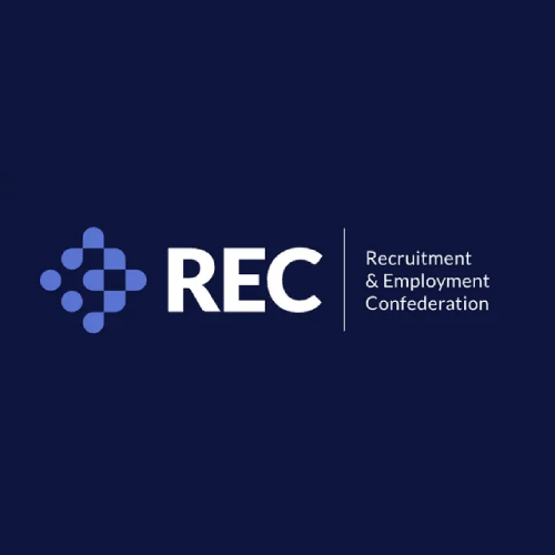 REC logo on a dark blue background. 