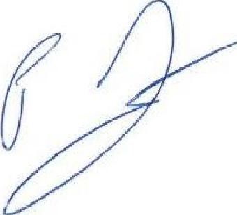 Blue signature: initial