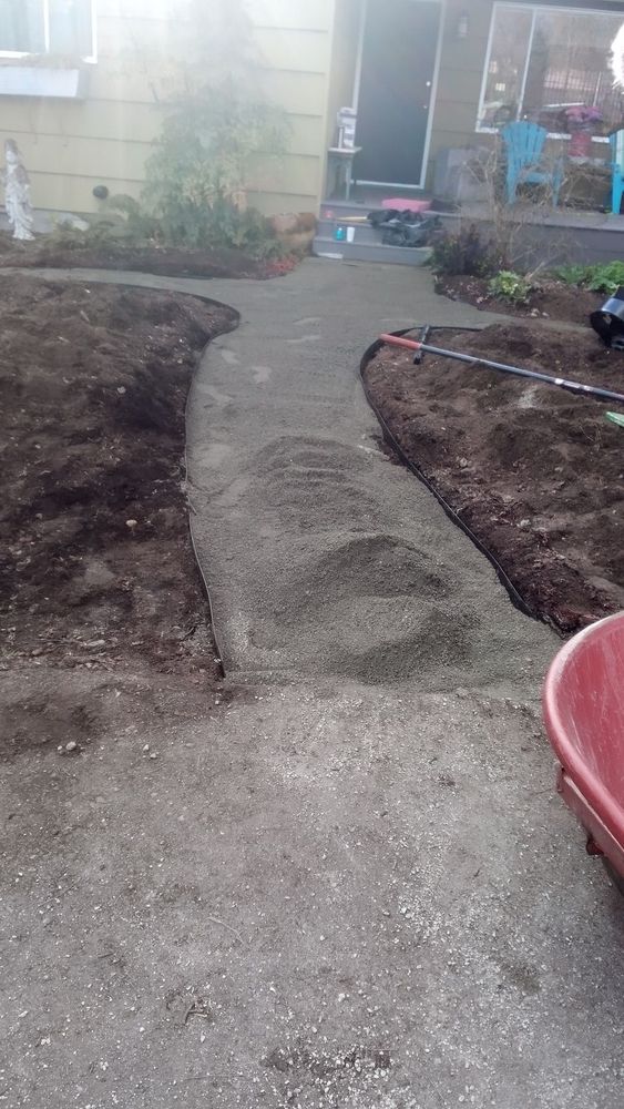 Greenwood front walkway