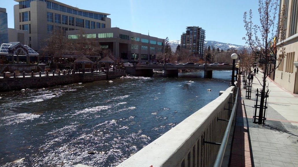 Riverwalk district in Reno, Nevada