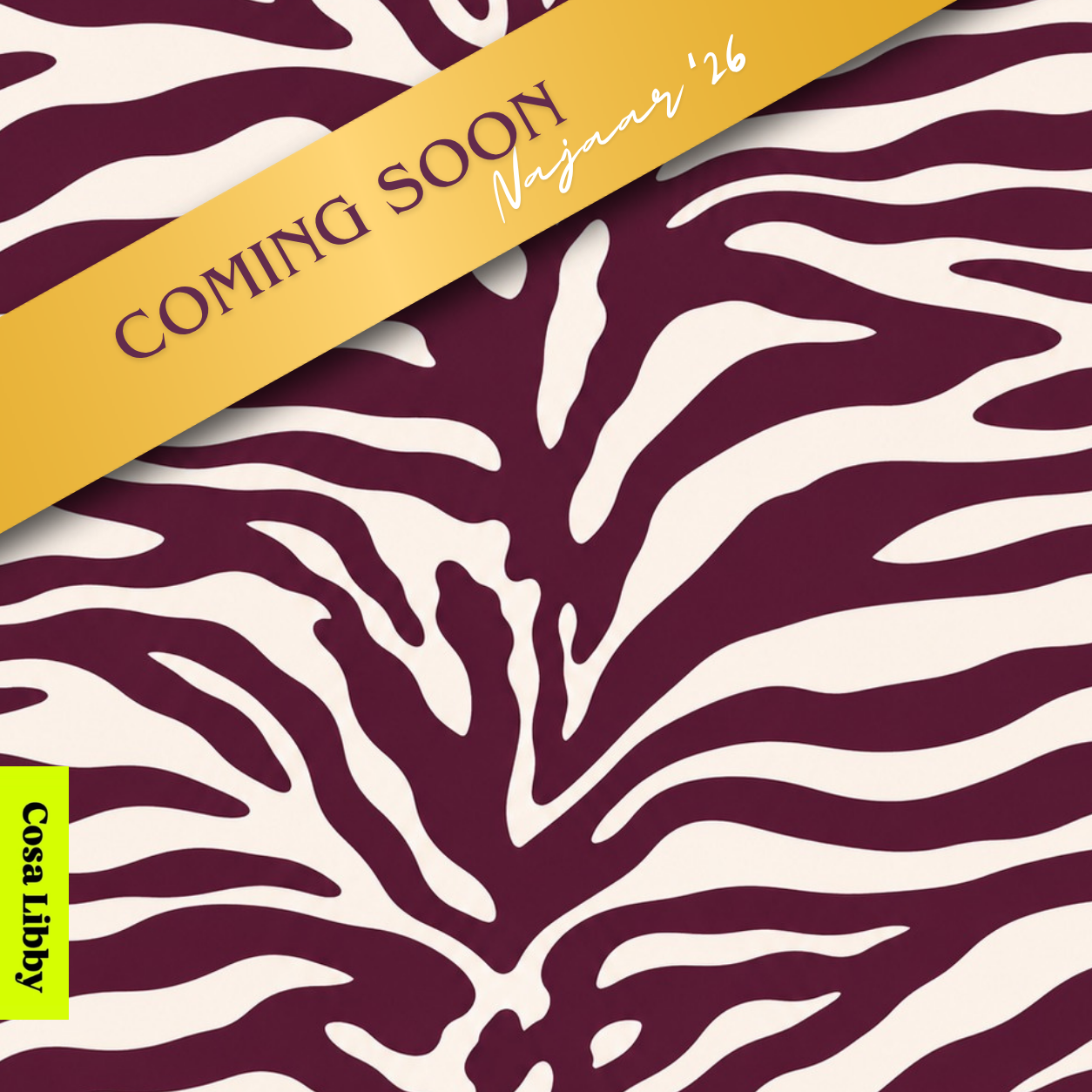 Zebra burgundy Luiertas