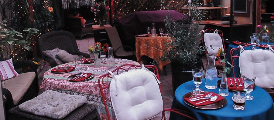 Moroccan themed dinner.