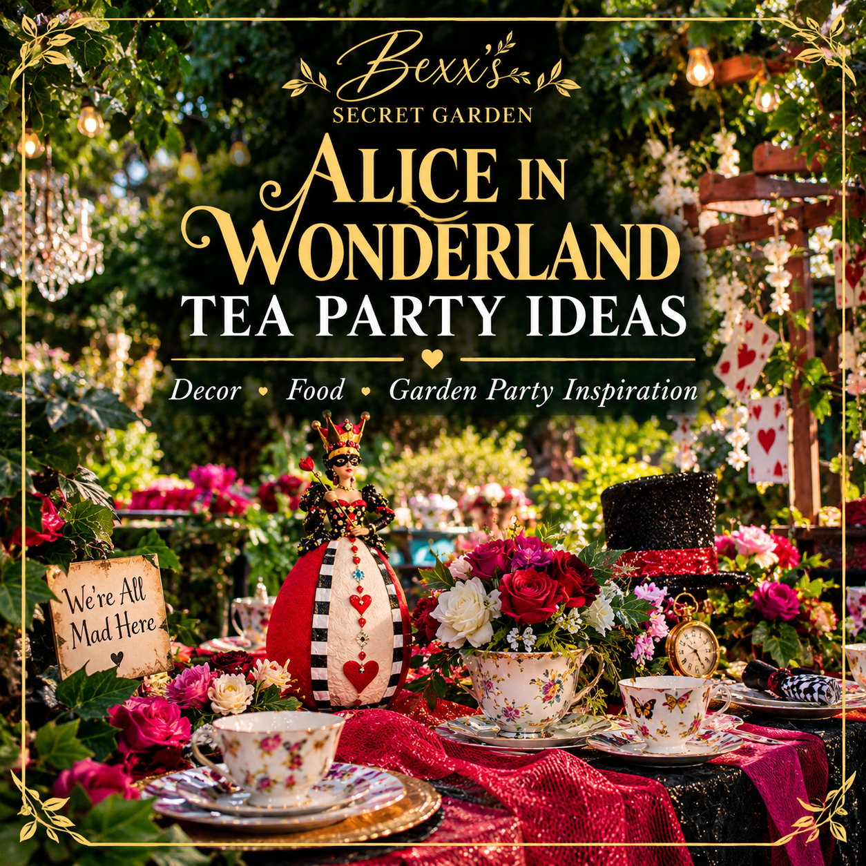 alice in wonderland tea party