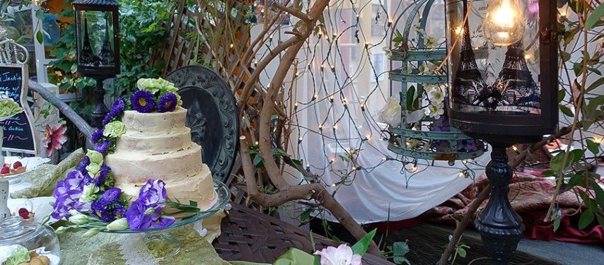 Outlander themed French dessert table 