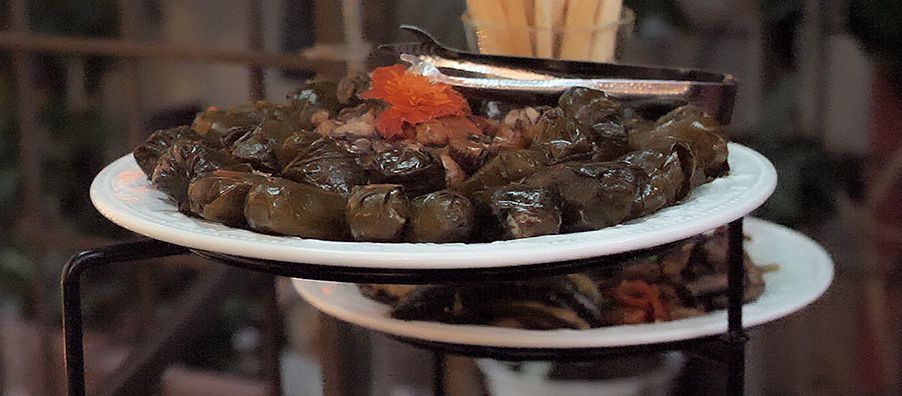 Dolmas platter at bexx secret garden