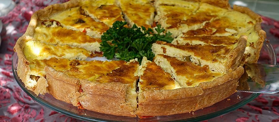 Quiche Lorraine made in bexx secret garden 