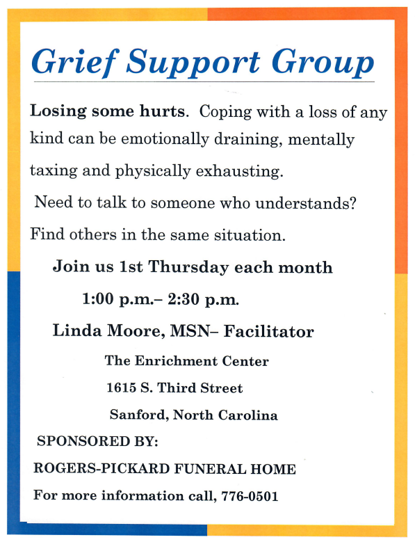 Rogers Pickard Funeral Home Sanford, NC