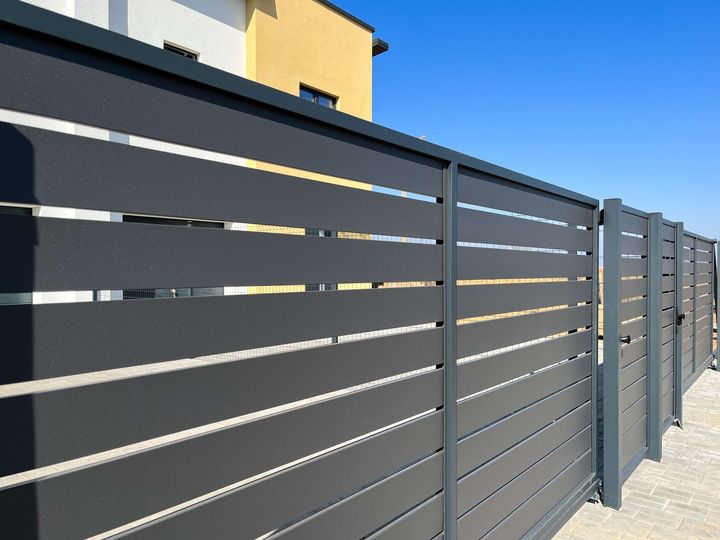 Newly installed fence