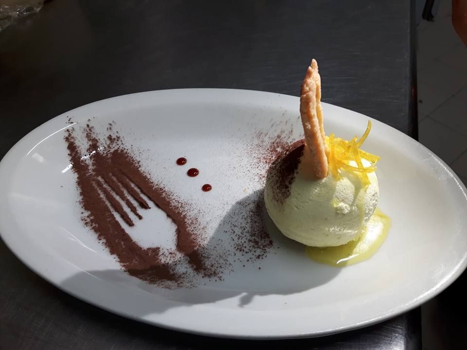 gelato al piatto