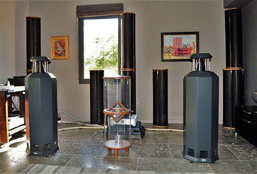 The Volcano acoustic room treatment