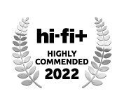 logo for hi-fi + highly commended 2022.
