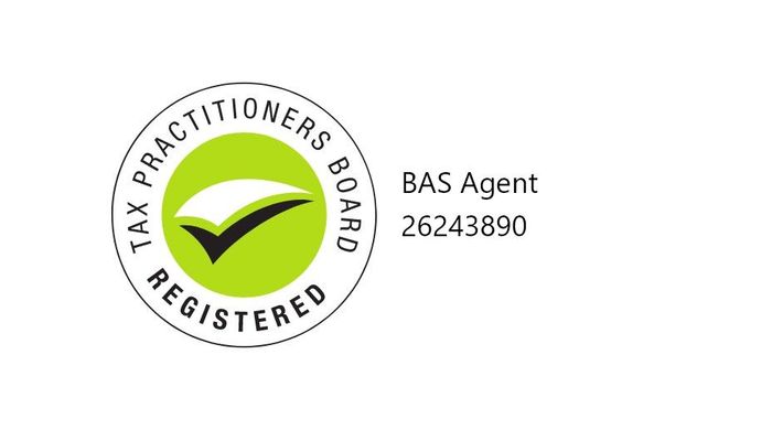 The logo for the tax practitioners board has a check mark in the center.