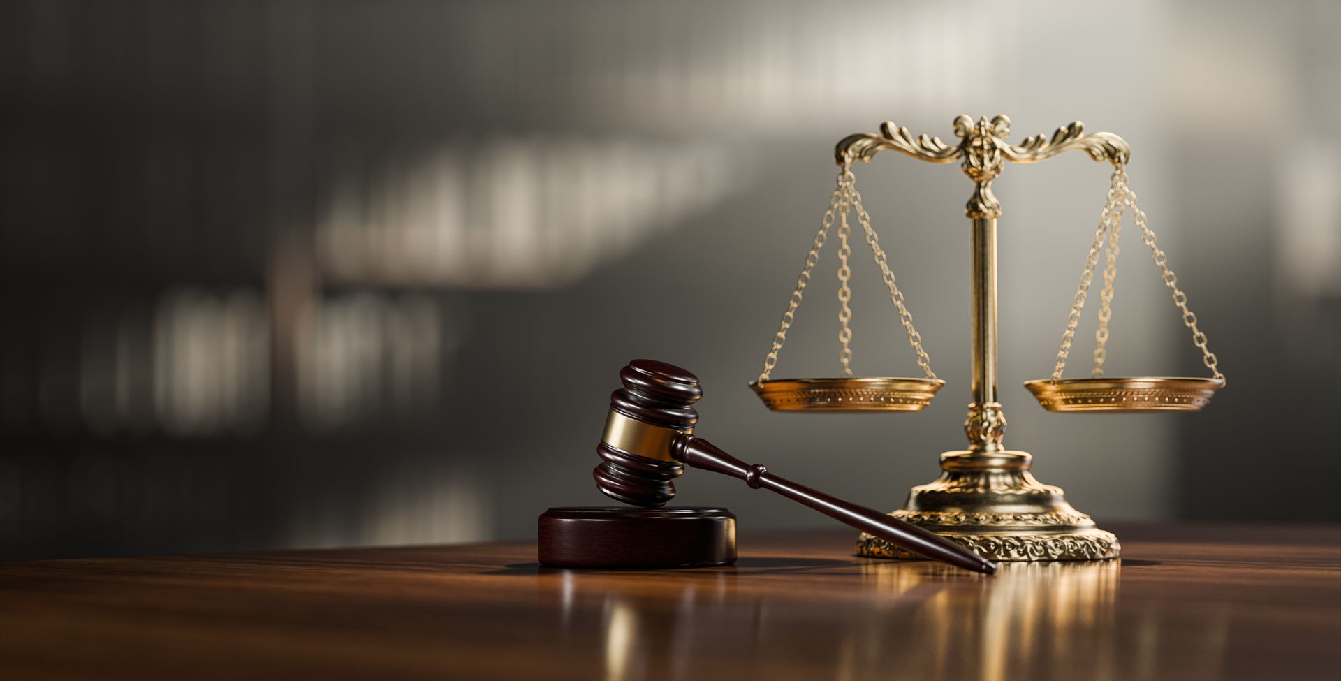 a gavel and scales of justice