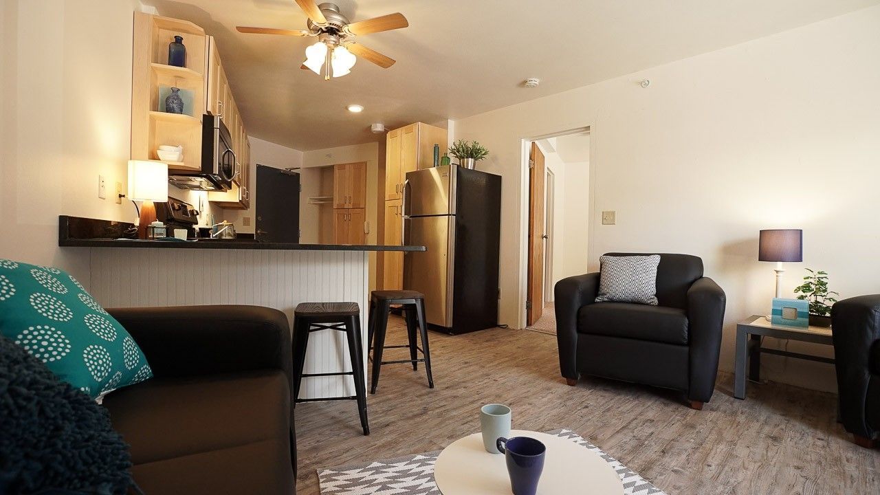 The Roundhouse one-bedroom apartment