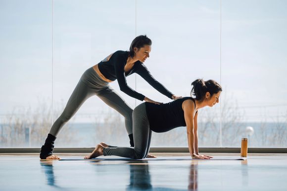 Lezione di Pilates