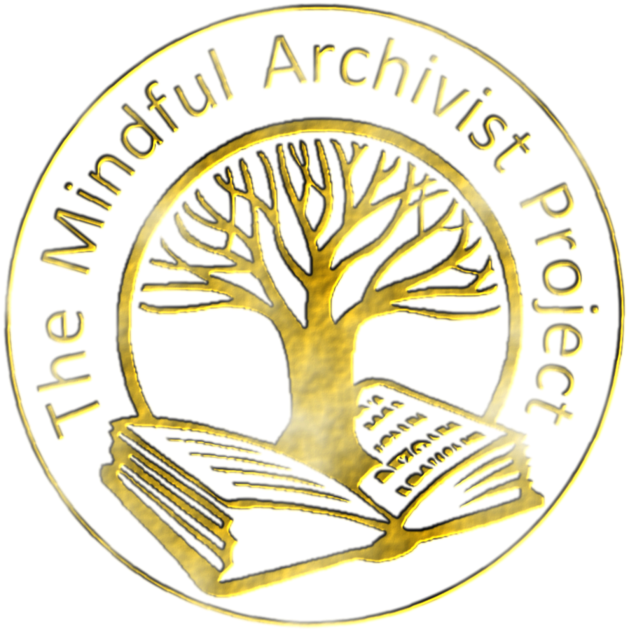 Gold logo: Tree inside a circle with the text