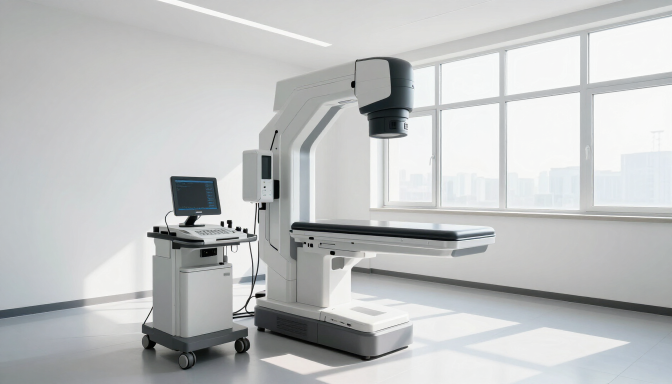 Modern and professional thermography imaging room.