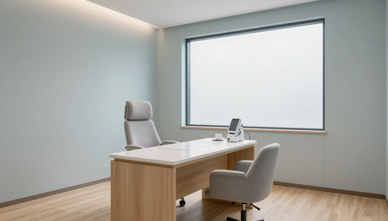 A serene and professional clinical environment for thermal imaging
