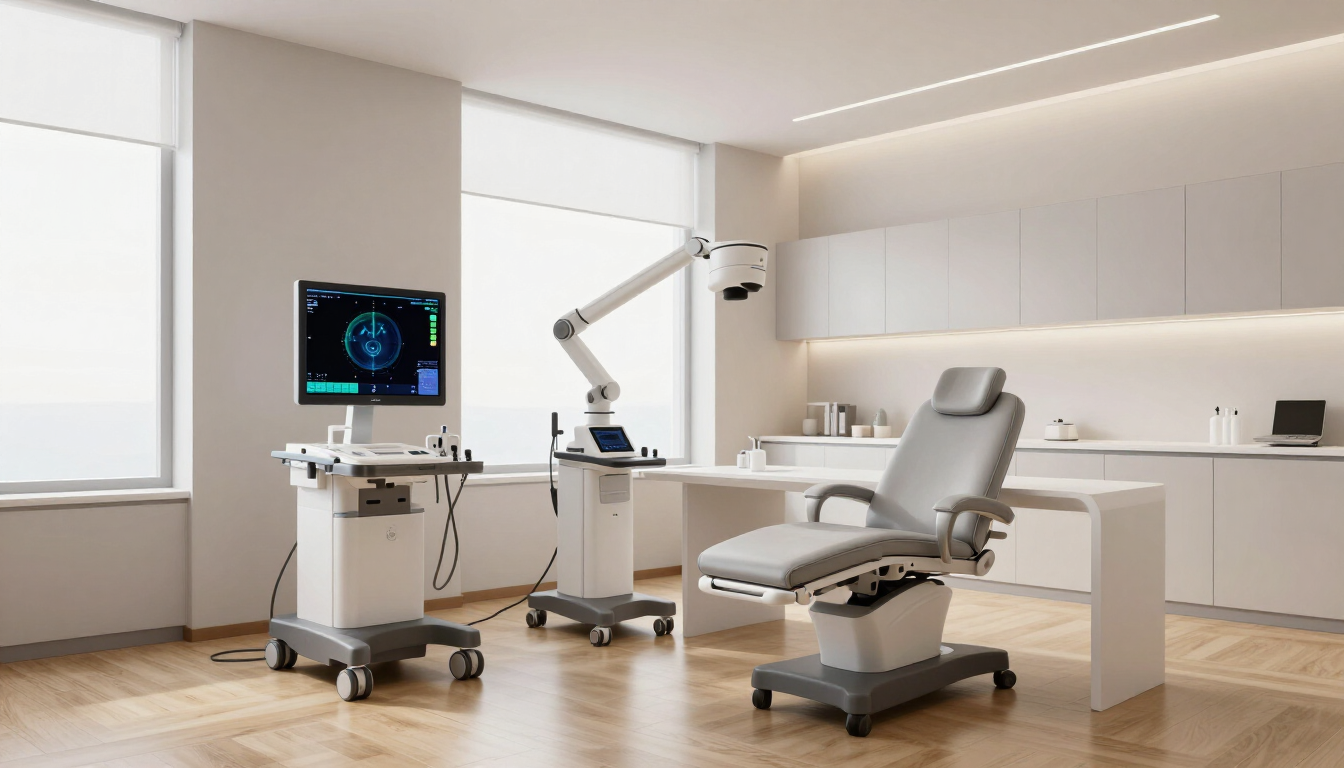 Modern thermography clinic suite in Connecticut