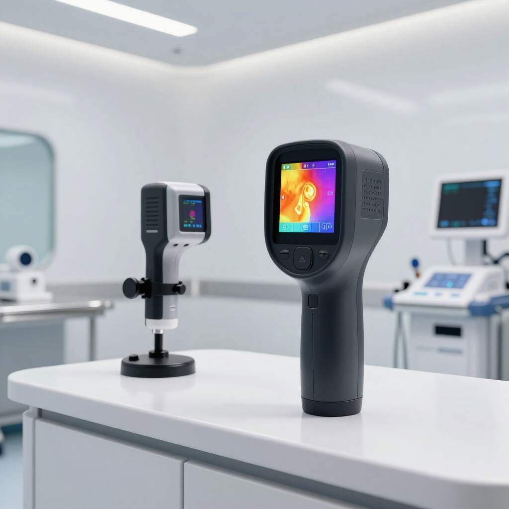 Professional thermography camera in a private clinic setting