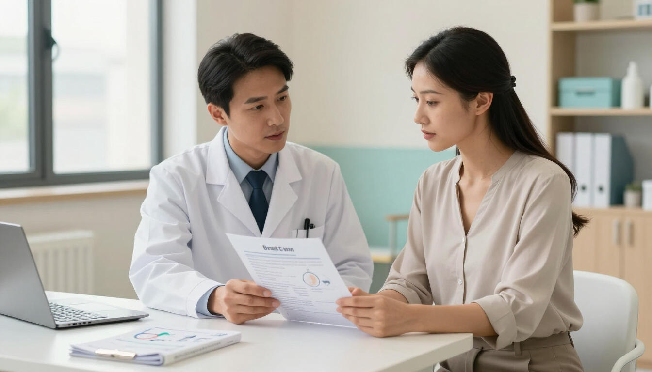 Breast thermography consultation for a breast health routine
