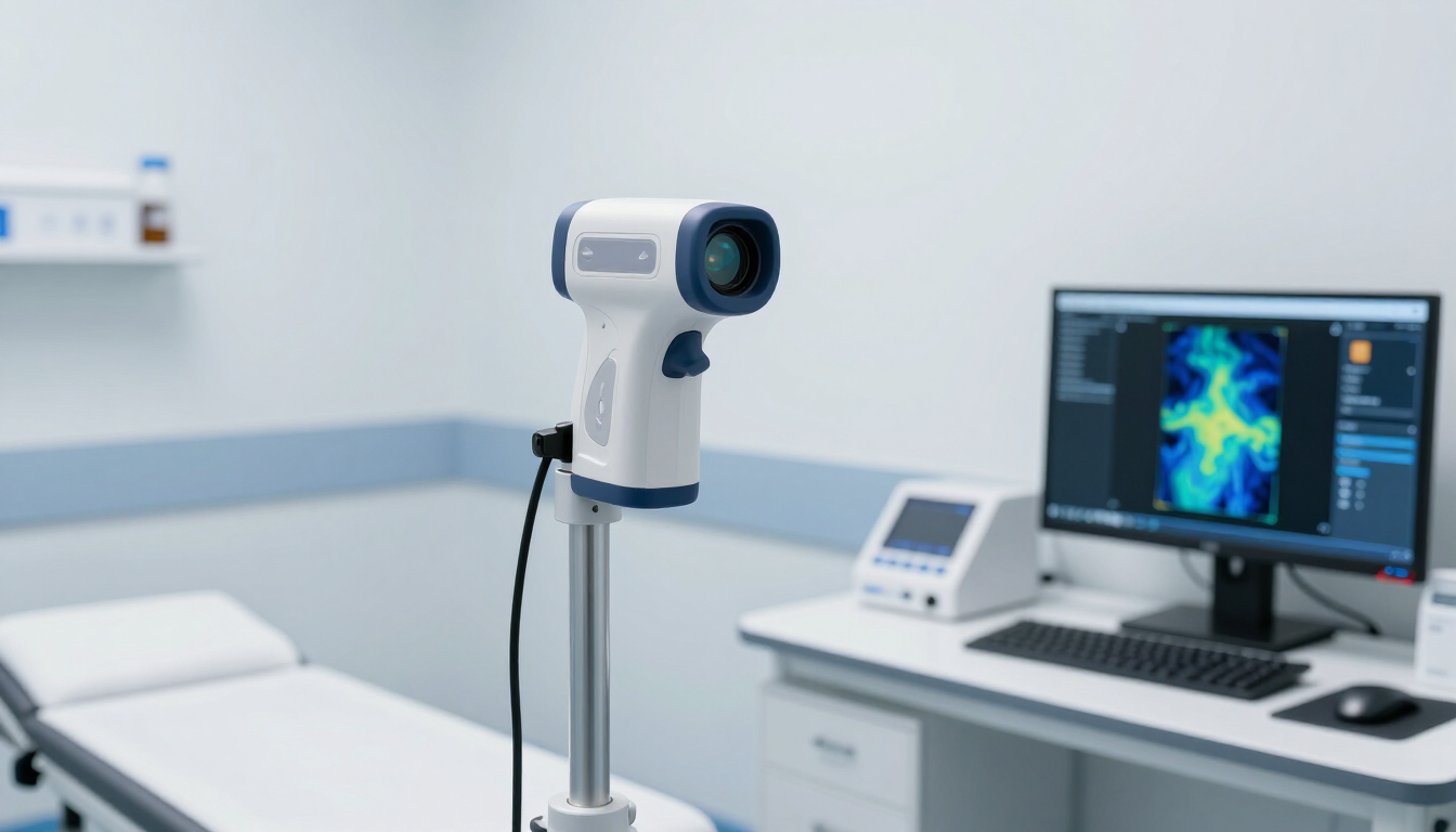 Adjunctive thermal imaging equipment in a professional imaging room