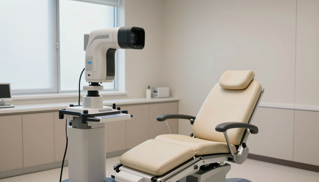 Professional thermography imaging room with infrared equipment