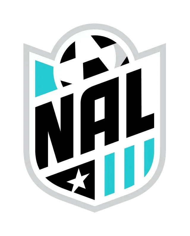 NALS logo in black, white, and teal with a shield and volleyball graphic