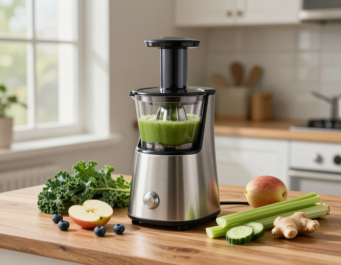 Juicer making fresh juice