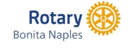 The logo for the rotary club of bonita naples