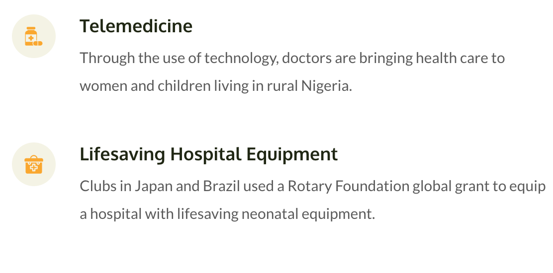 A screenshot of a website that says telemedicine and lifesaving hospital equipment.