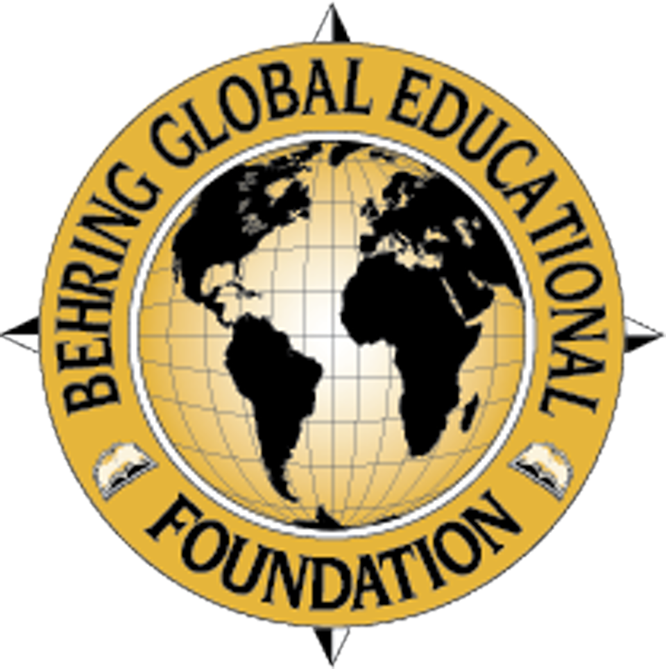 A logo for the behring global education foundation