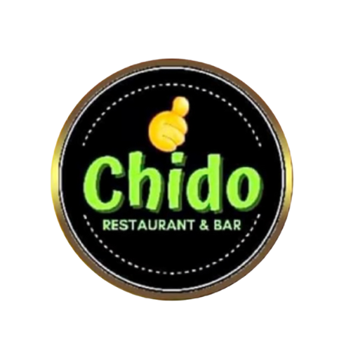 a chido restaurant and bar logo with a thumbs up