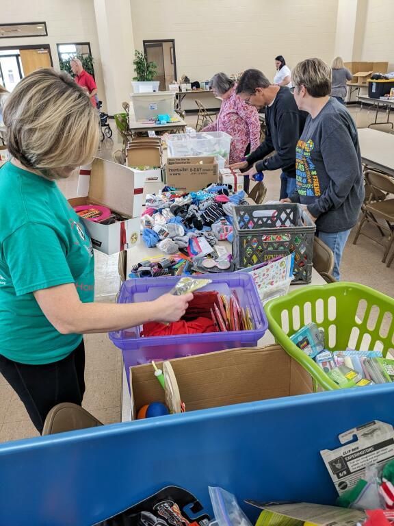 Garage Sale in the parish hall