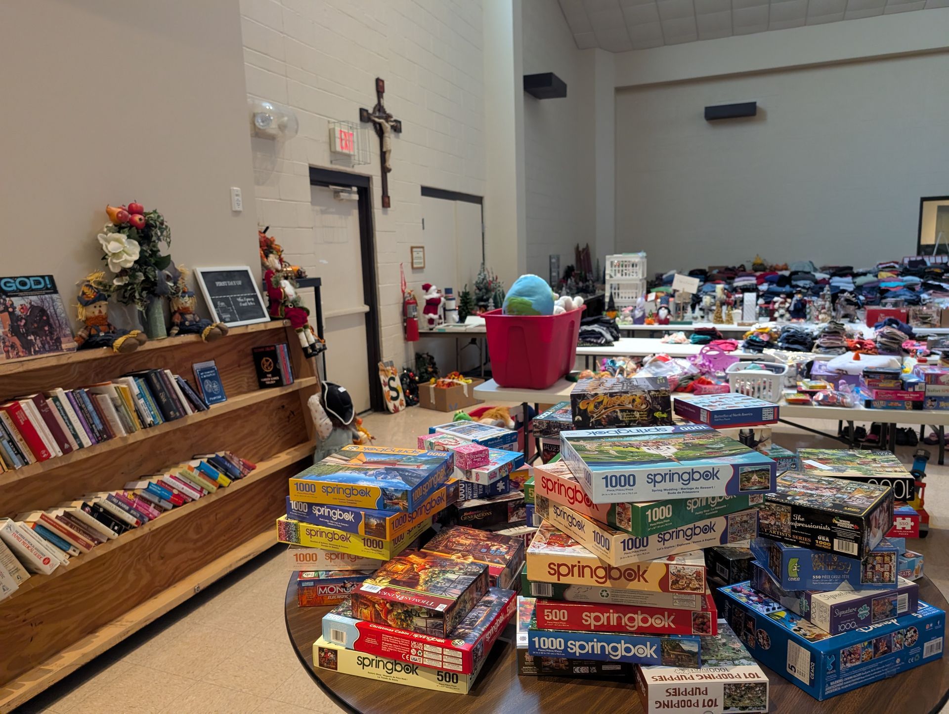 Garage Sale in the parish hall