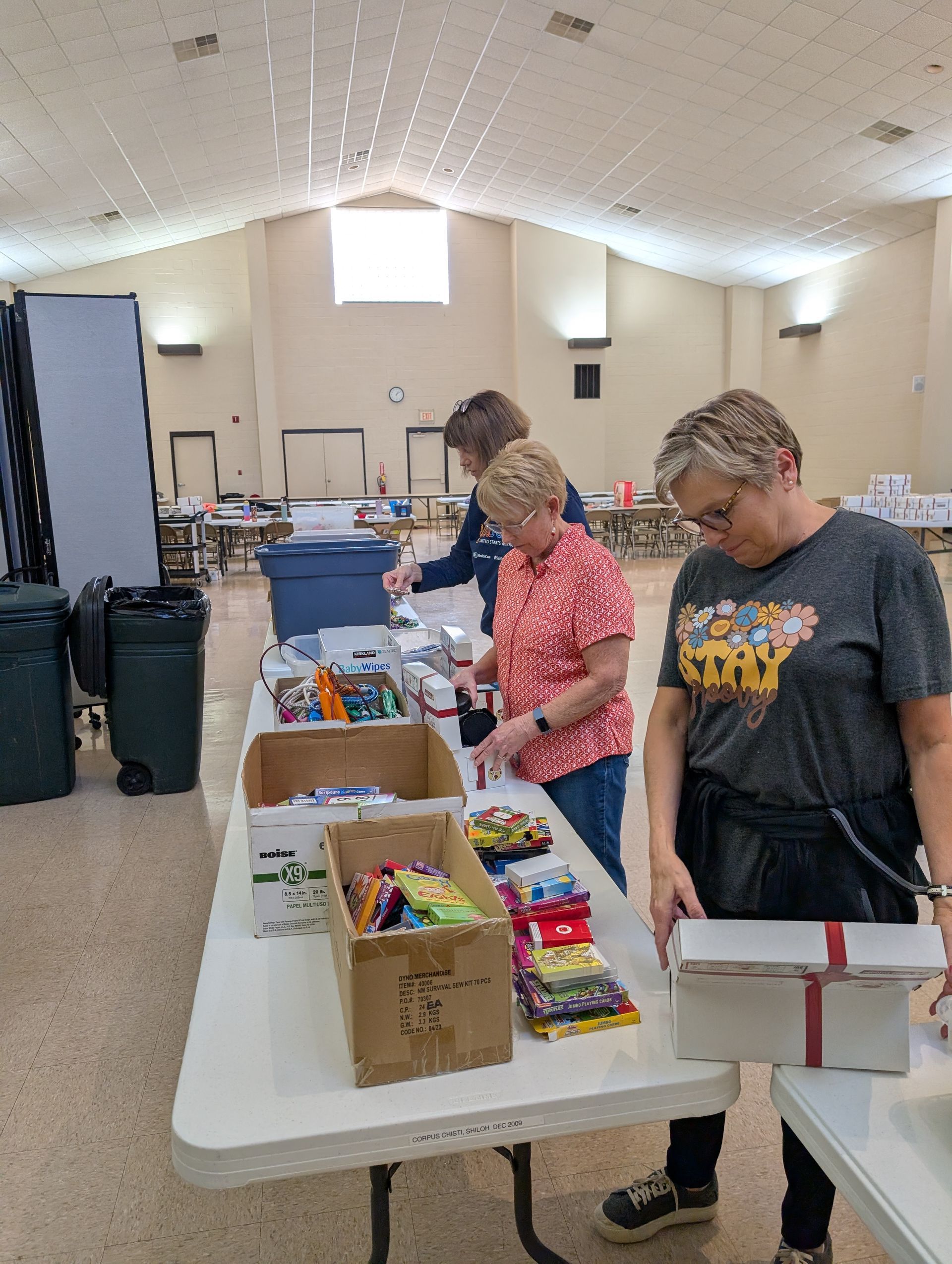 Garage Sale in the parish hall