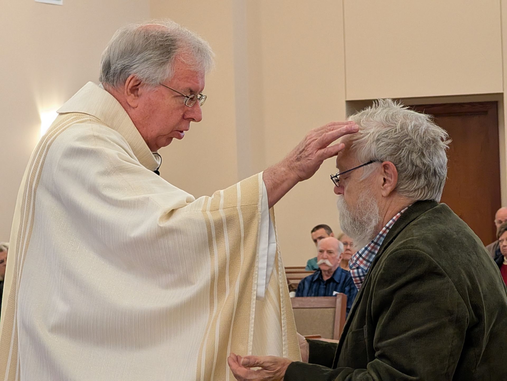 Anointing of an adult