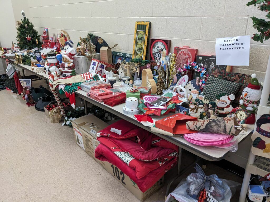 Garage Sale in the parish hall