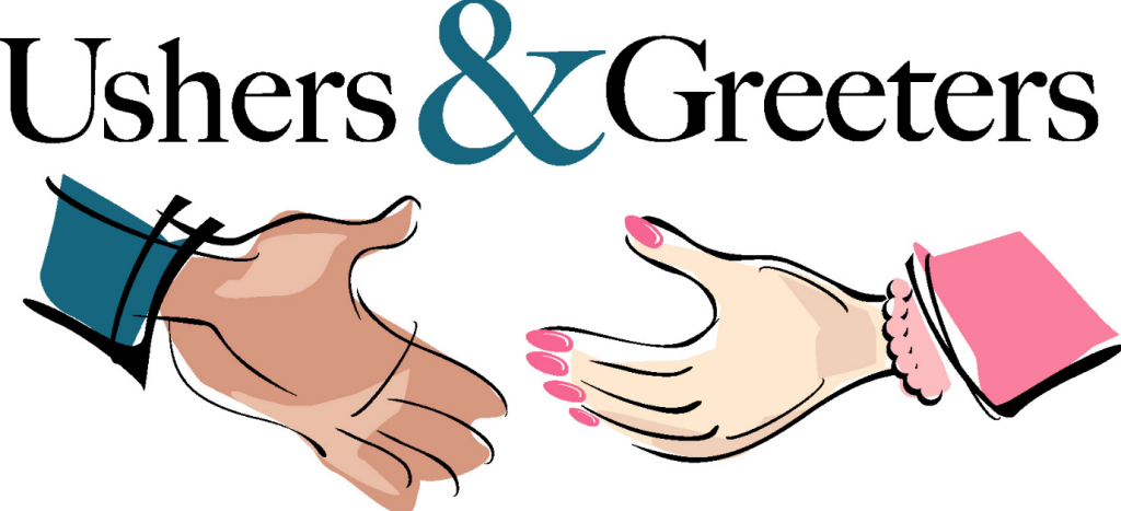 Ushers and greeters logo