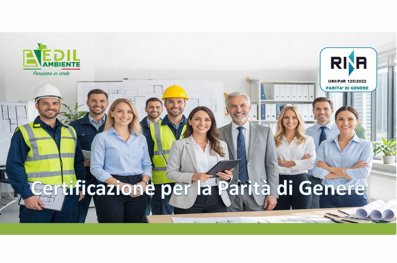Certificazione per la Parità di Genere Edil mbinete