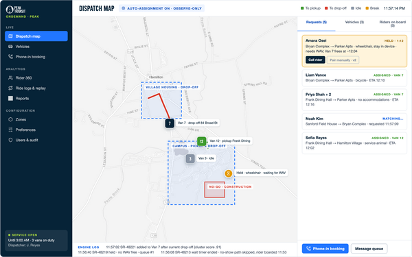 Automatic voice announcement system delivering ADA-compliant stop calls