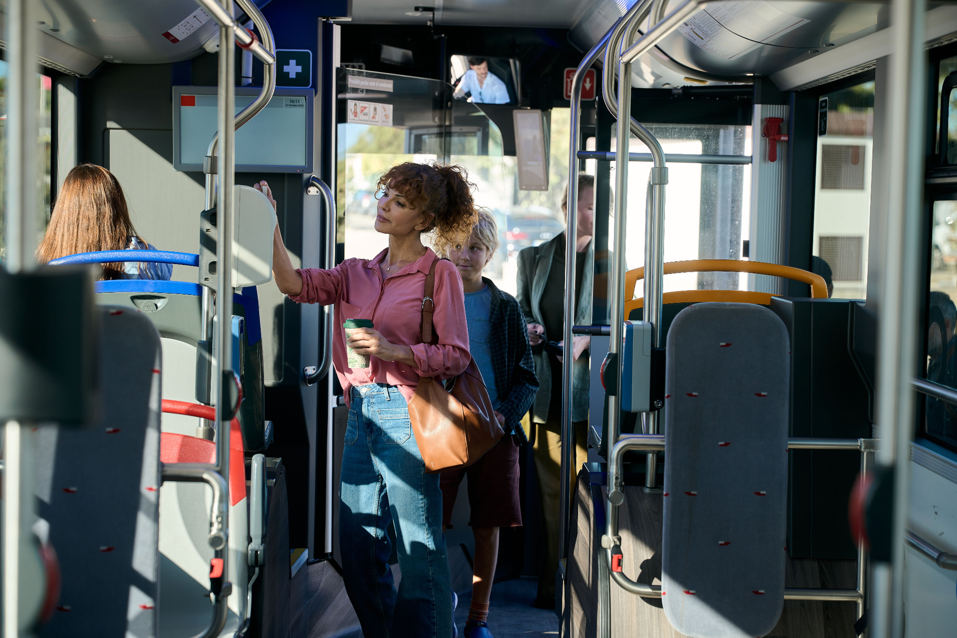 Passenger counting data showing ridership demand by trip and time of day