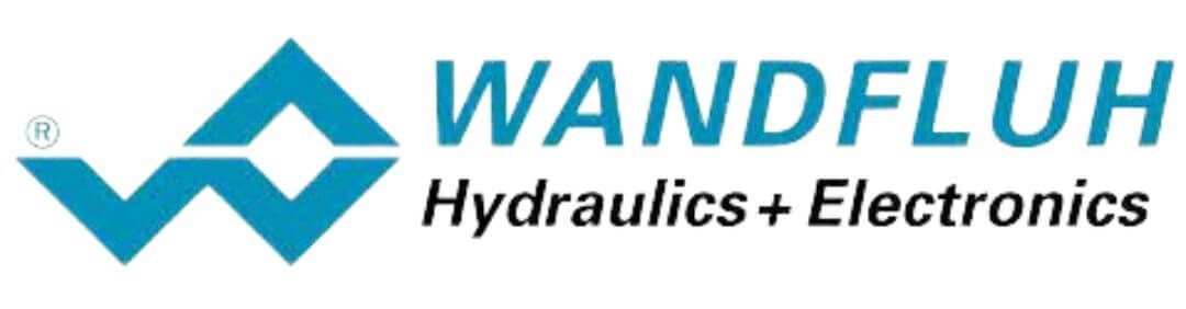The logo for wandfluh hydraulics and electronics