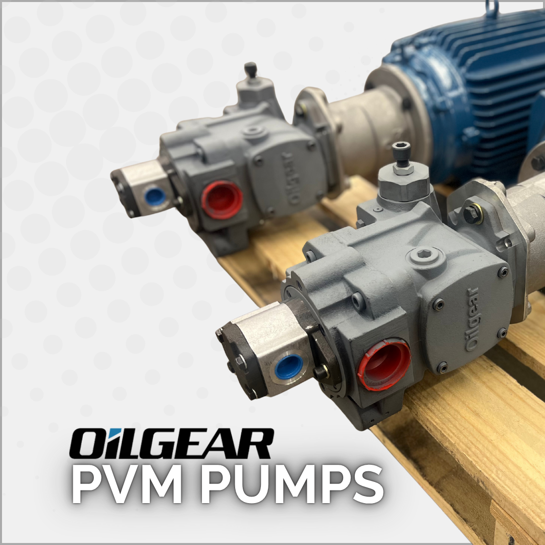 Oilgear PVM pump on a skid
