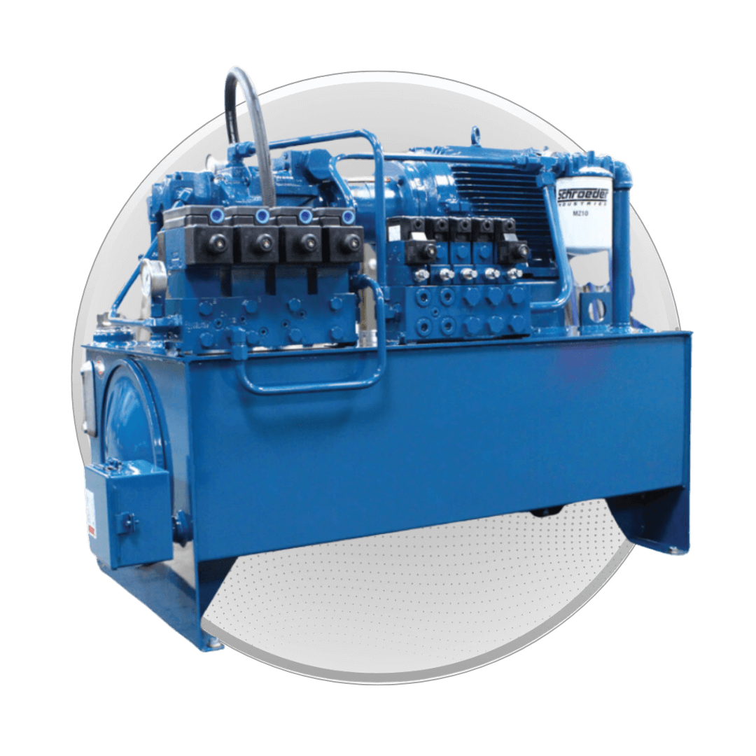 Blue power unit.