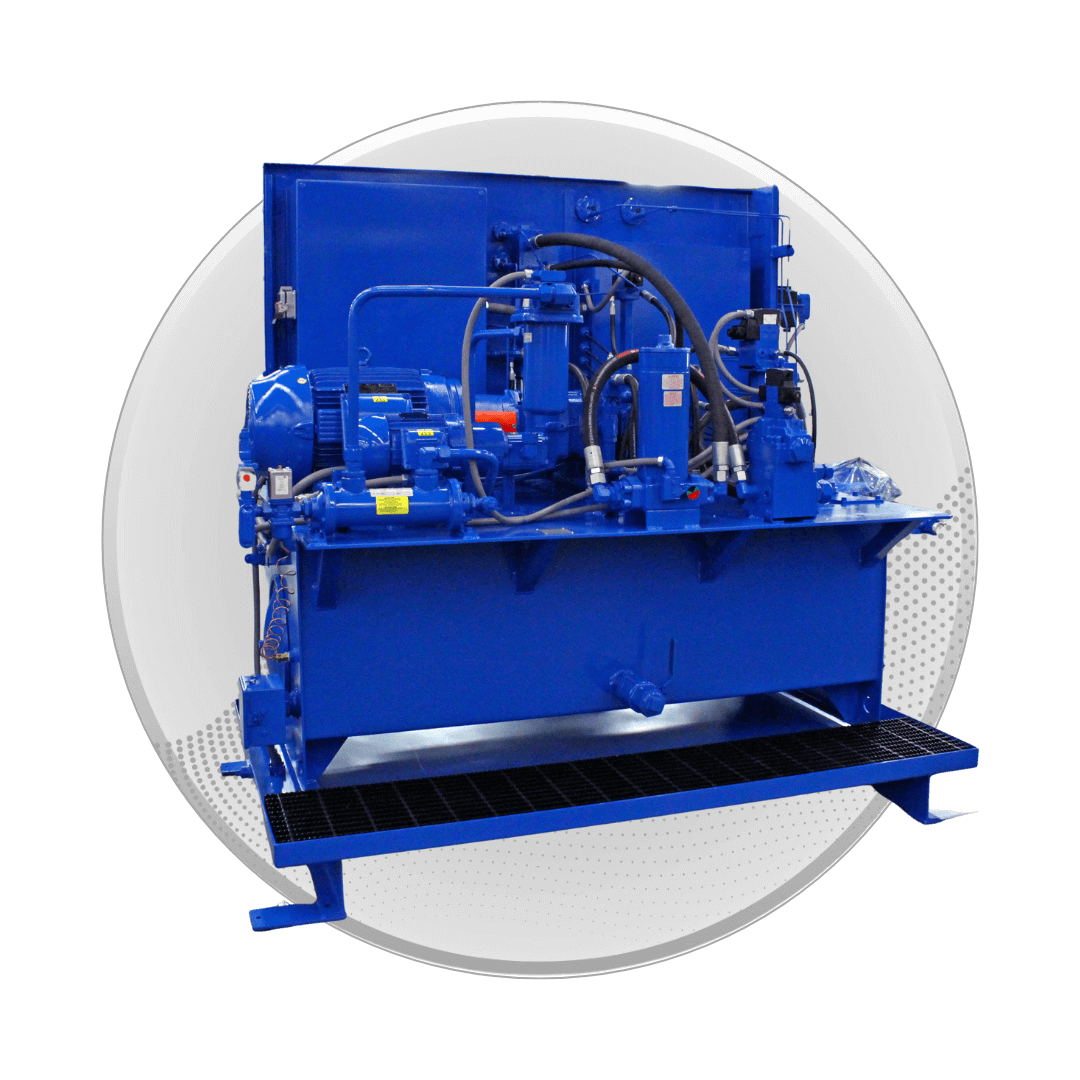 blue test stand power unit. 