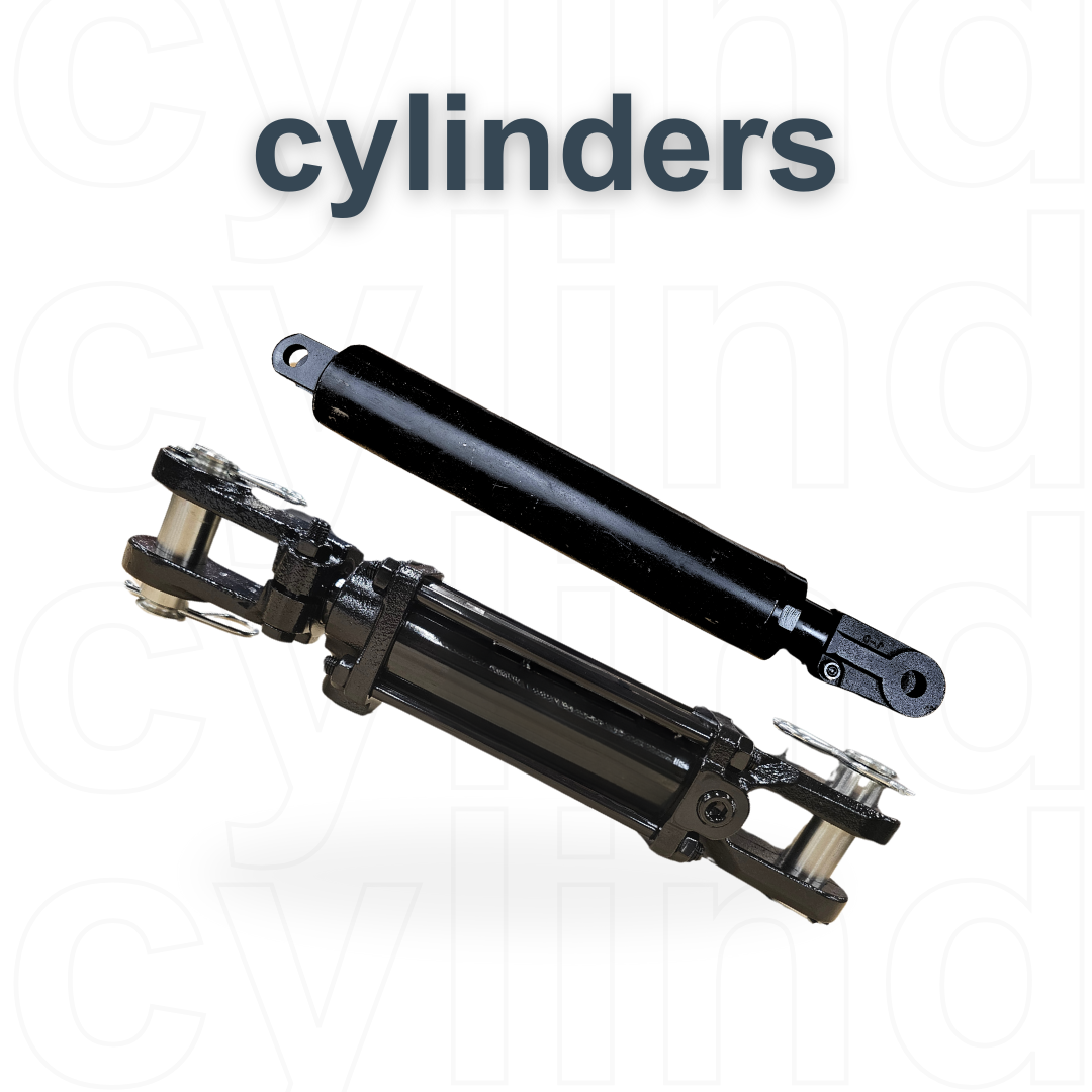 A couple of cylinders are sitting next to each other on a white background.